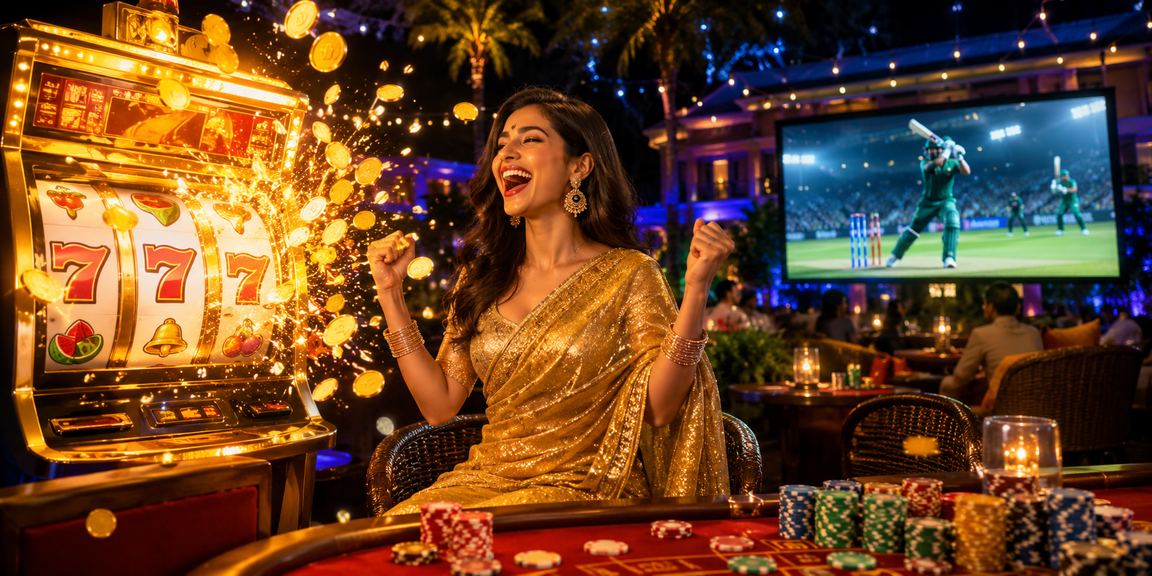 A player enjoying cricket betting in Mymensingh